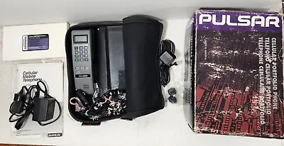 $33 • Buy Pulsar Vintage Car Bag Phone SCN2387A Cell Motorola Powers On