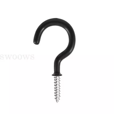 20/100pcs Cup Screw In Hooks Metal Hanging Hat Peg Plant Hanger Holder • $5.79