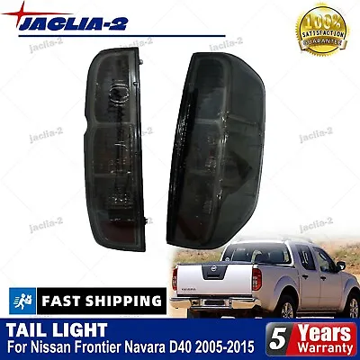 Tail Light Rear Lamp Smoked Black For Nissan Frontier Navara D40 2005-2013 • $105