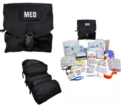 ELITE FIRST AID Corpsman M3 Medic Bag STOCKED Trauma Kit Military Survival BLK • $79.77