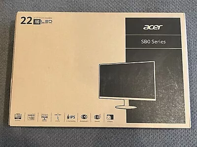 Acer SB220Q 21.5 Inch Full HD IPS 75 Hz Desktop Monitor BRAND NEW SEALED • $52.76