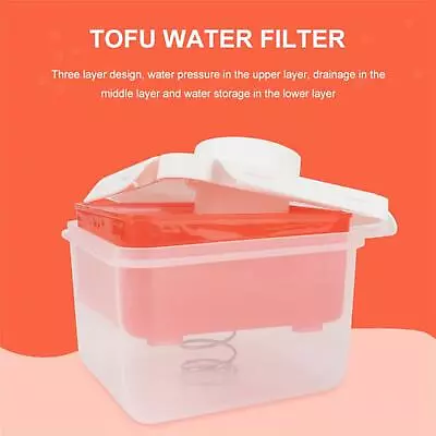 Tofu Press With Water Drainer Tofu Maker Pressing For Tofu Kitchen Cheese • £15.19