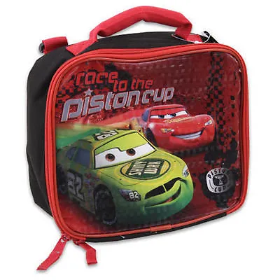 Lunch Bag Insulated Cars McQueen & Friend Race To The Piston Cup Red NEW • $9.99