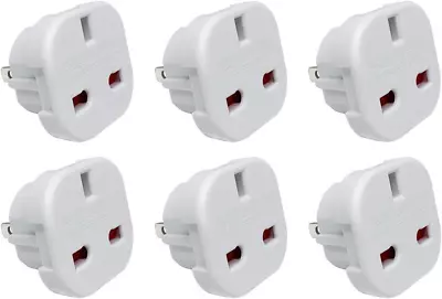 Jsdoin UK To US Plug Adaptor 3 Pin To 2 Pin Flat Travel Adapter For USA Canada • £10.65