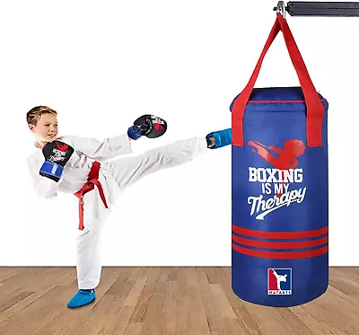 Matarts Punching Bag With Hanging Straps And Boxing Gloves Set For Kids-Combat S • $31.09