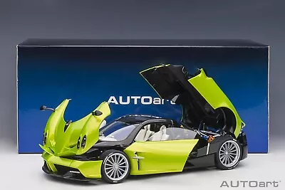 Autoart PAGANI HUAYRA ROADSTER Verde Firenze In 1/18 Scale New Release! • $304