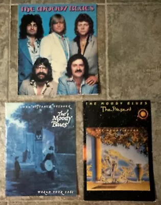 Moody Blues Tour Program Lot (1977 - 1983) • $35