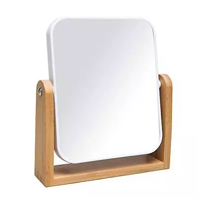 YEAKE Vanity Makeup Mirror With Natural Bamboo Stand8 Inch  Assorted Colors  • $18.21