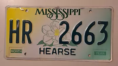 🐾 Mississippi  Hearse  License Plate (hr-2663) • $19.95