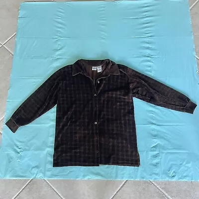 Brown Plaid Shirt • $15