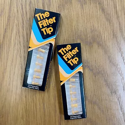 2 X The Filter Tip 10 Disposable Per Pack Made In Japan Free Shipping • $12