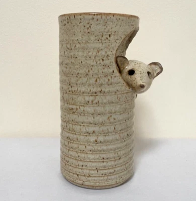 £16 • Buy Vintage 1970s Studio Art Pottery Mouse Vase By GRAYSHOTT Pottery