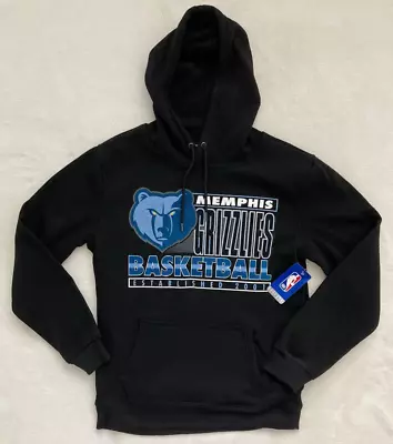 NWT NBA Memphis Grizzlies Basketball Black Hoodie - Unisex Small • $49.99