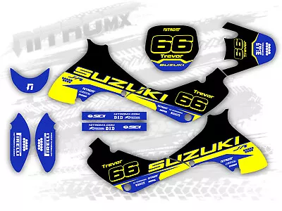 NitroMX Graphic Kit For SUZUKI JR 80 All Years Motocross Decal Sticker Design MX • $220.63