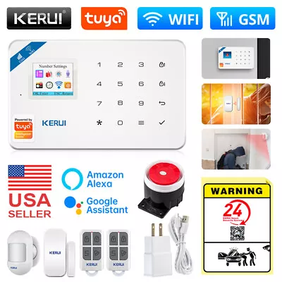 Wireless Smart Alarm System WIFI GSM Tuya Burglar Motion Sensor Home Security • $52.99