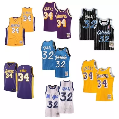 Mens Shaquille Jersey #34 #32 Vintage Edition Full Size S - 2XL • $29.99