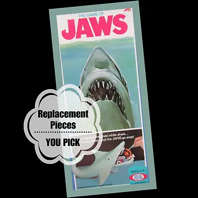 Vintage Jaws Game Ideal 1975 Replacement Pieces You Pick Junk Teeth Fins • $9.77