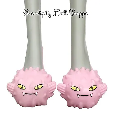 Monster High Hydration Station Lagoona Blue Doll Replacement Shoes Pink Slippers • $28.99