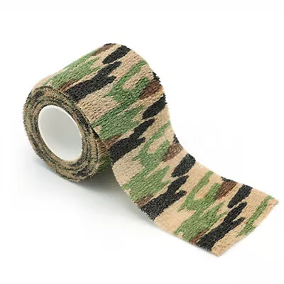 Self-Adhesive Protective Camouflage Tape Military Camo Stretch Bandage 5cm • £3.99