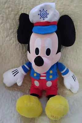 Macys 2009 Disney Mickey Mouse Plush Sailor Holiday Edition Stuffed 20  TALL • $12