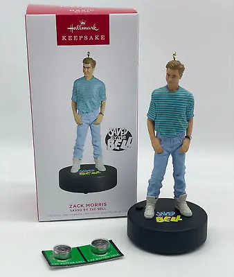 Hallmark Keepsake Ornament Zack Morris Saved By The Bell Magic Sound 2022 NEW • $11.01