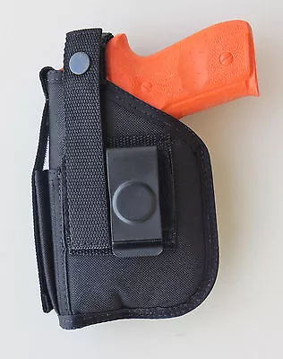 Hip Holster For Mossberg MC2C Pistol With Underbarrel Laser Mounted On Gun  • $19.90