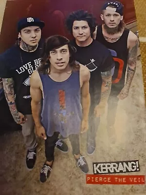 Pierce The Veil / Oli Sykes Bring Me The Horizon A4 Poster Kerrang Magazine Uk  • £8.49