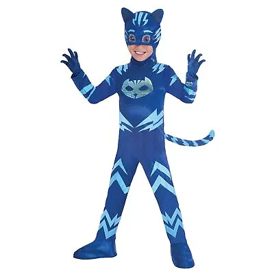 £27.85 • Buy Children's Official PJ Masks Catboy Blue Cartoon Superhero Party Deluxe Costume