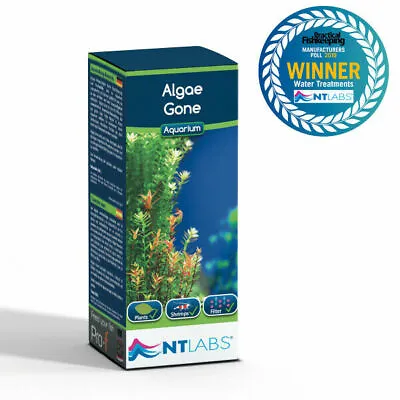 £7.25 • Buy NT Labs Algae Gone Aquarium Fish Tank Green Water / Algae Treatment 100ml