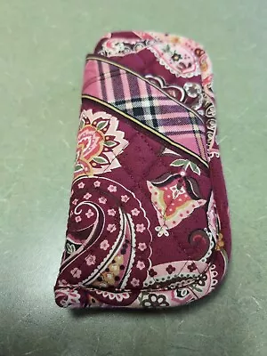 Vera Bradley Picadilly Plum Padded Double  Glasses Case Preowned • $17.50