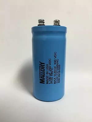 1700uf 250VDC Mallory Electrolytic Capacitor CGS172T250V4C Mfd • $28.70