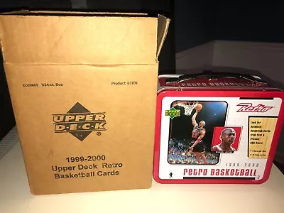 Michael Jordan (2 Sided) * 1999-2000 UD Retro Basketball Lunch Box In Mailer Box • $39.99