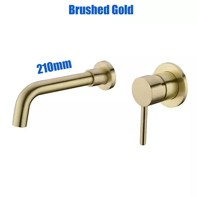 £54.34 • Buy Bathroom Brass Concealed Basin Mixer Taps Sink Faucet Swivel Spout,Brushed Gold