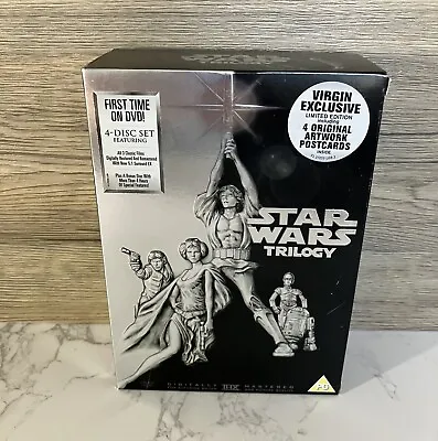 £4.95 • Buy Limited Edition Star Wars Trilogy DVD Boxset - Virgin Exclusive - Lucasfilm