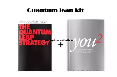 2 Books - You2 The Quantum Leap Strategy Quantum Leap Kit Books Combo.... • $16.50