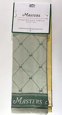 Masters Golf Kitchen Dish Towel Set Of 2 Jacquard Made In Italy 2024 Pga New • $47.95