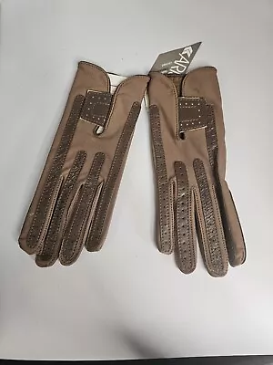 Aris Isotoner Gloves Brown Size L Vintage NOS Unlined Driving Gloves Mens  • $22.49