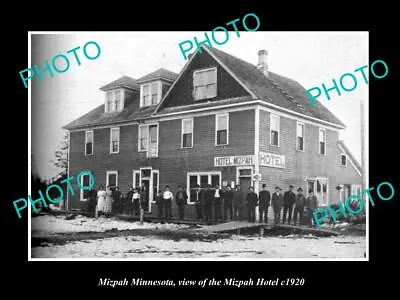 OLD LARGE HISTORIC PHOTO OF MIZPAH MINNESOTA VIEW OF THE MIZPAH HOTEL C1920 • $5.51