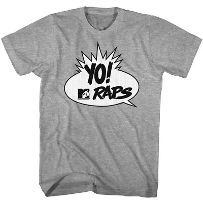 MTV Music Men's T-Shirt Old School Logo Yo MTV Raps Fab Five Freddy Music • $22.13