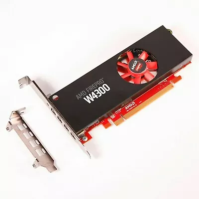 AMD FirePro W4300 4GB SFF Low Profile Workstation Graphics Card Quad Monitor • $109.45