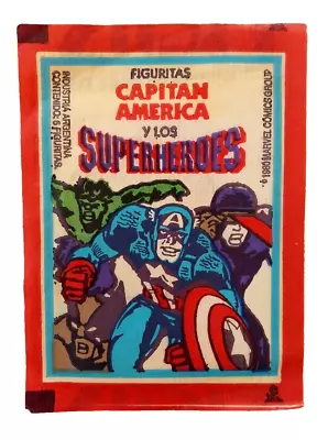 1980 Marvel Superheroes Argentina Sealed Packet Bag Sobre Wolverine Rookie Chase • £33.65