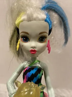 Monster High MH Electrified HIGH VOLTAGE FRANKIE STEIN Fashion Doll Lights Work • $13.50