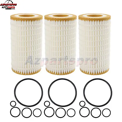 3 Engine Oil Filter Fleece For Mercedes ML320 ML350 ML430 ML450 ML500 ML55 ML550 • $15.92