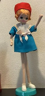 Vintage 1960’s Bradley Big Eye MOD Pose Doll Dakin Dream Stockinette Japan RARE • $35