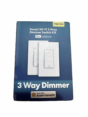 Smart 3 Way Dimmer Light Switch Kit Meross 2.4Ghz Wifi Dimmer Switch For Dimmab • $28.95