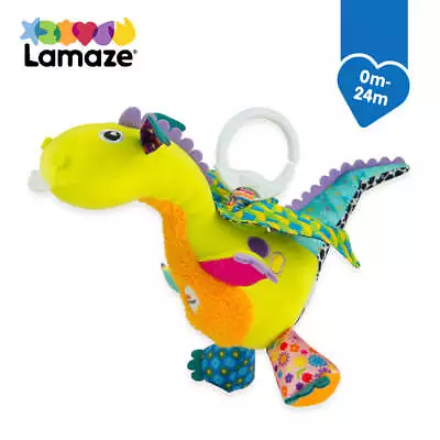 Lamaze Flip Flap Dragon 0m+ Tomy Baby Infant Sensory Pushchair Toy New • £16.99