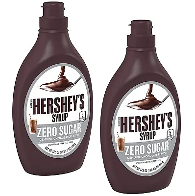 Hershey's Sugar Free Genuine Chocolate Flavor Syrup - 17.5oz (2 Bottles) • $24.69