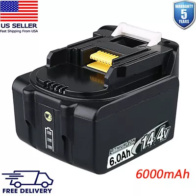 14V 6.0AH For Makita 14.4Volt BL1430B Battery Pack BL1440 BL1450 BL1460 194066-1 • $20.89