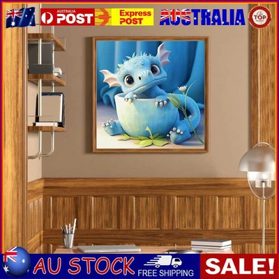 $11.49 • Buy Dragon 5D DIY Full Round Drill Diamond Painting Kit Home Decor Art Craft (B6054)