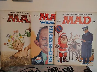 Mad Magazine Issues 92 93 & 94 • £5.50